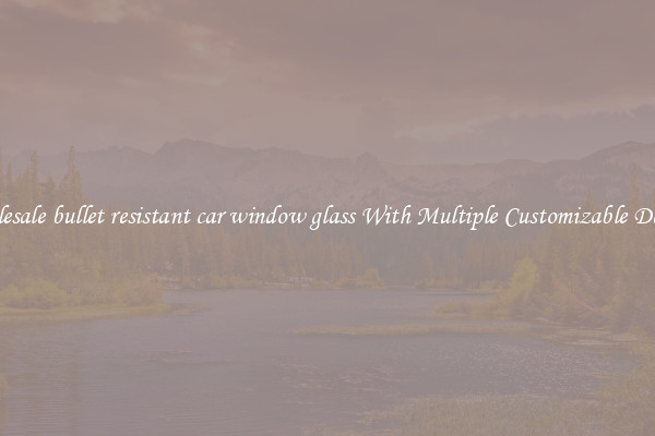 Wholesale bullet resistant car window glass With Multiple Customizable Designs