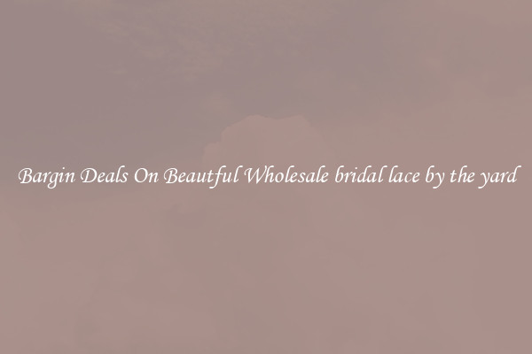 Bargin Deals On Beautful Wholesale bridal lace by the yard