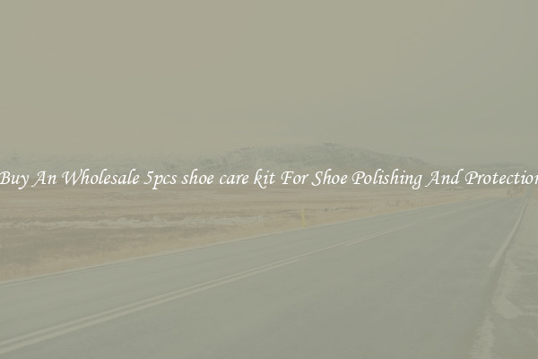 Buy An Wholesale 5pcs shoe care kit For Shoe Polishing And Protection