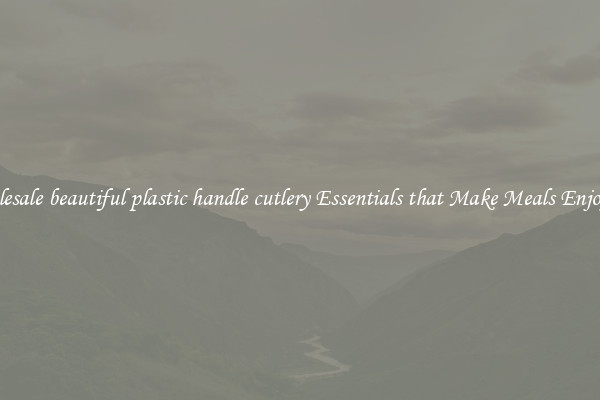 Wholesale beautiful plastic handle cutlery Essentials that Make Meals Enjoyable
