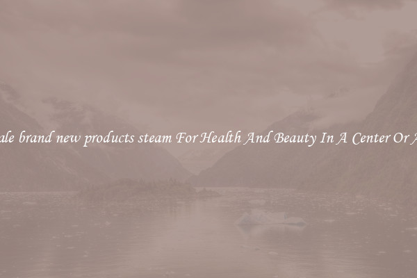 Wholesale brand new products steam For Health And Beauty In A Center Or At Home